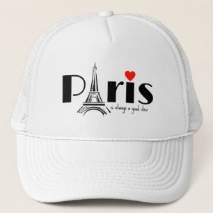 Paris Eiffelturm Design Truckerkappe