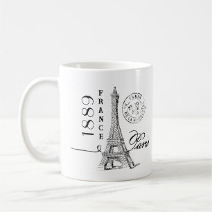 Paris Eiffelturm Französischer Liebhaber Pariser F Kaffeetasse