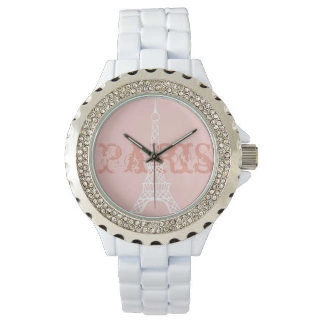 Paris-Eiffelturm für Frauen - ein Geschenk Armbanduhr (Vorderseite)