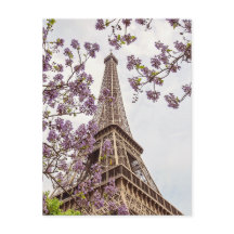 Paris Eiffelturm im Springtime Foto Postkarte