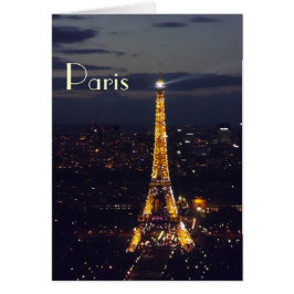 Paris Eiffelturm in der Nacht