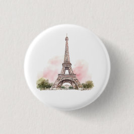 Paris Eiffelturm Knopf Button