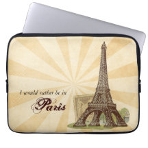 Paris-Eiffelturm-Laptop-Hülse