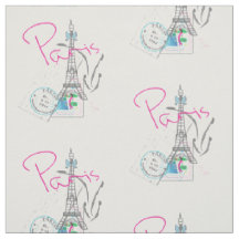 Paris, Eiffelturm, Letter, Briefmarke Muster,