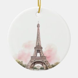 Paris Eiffelturm-Ornament Keramik Ornament