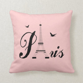 Paris Eiffelturm Pink Moderne Niedliche Kissen