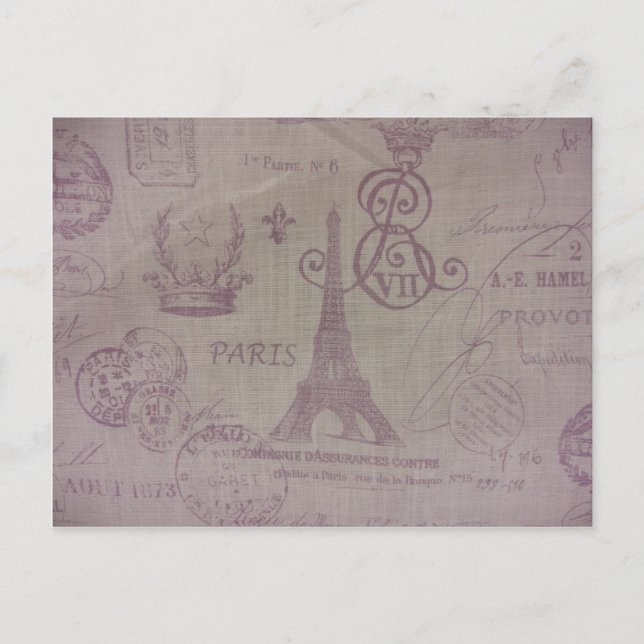 Paris — Eiffelturm Postkarte (Vorderseite)