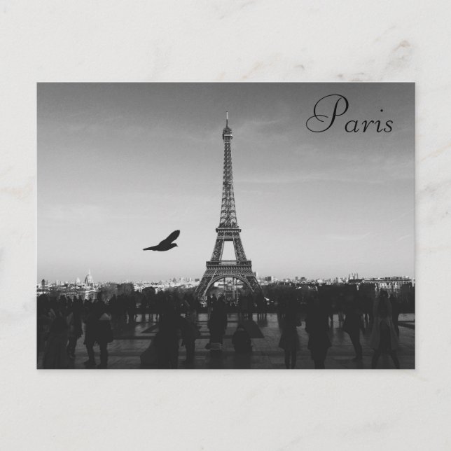 Paris, Eiffelturm, Postkarte (Vorderseite)