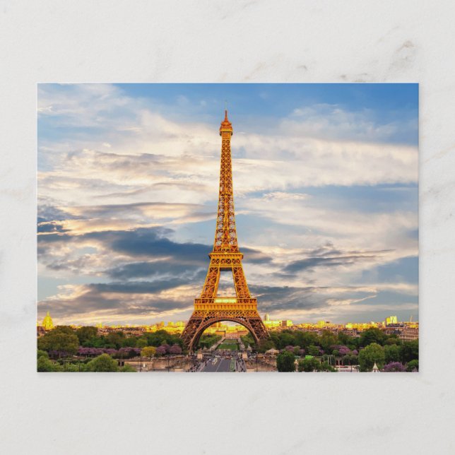 Paris / Eiffelturm Postkarte (Vorderseite)