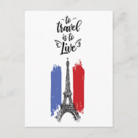 *~* Paris Eiffelturm Schwarze Kontur Weiß