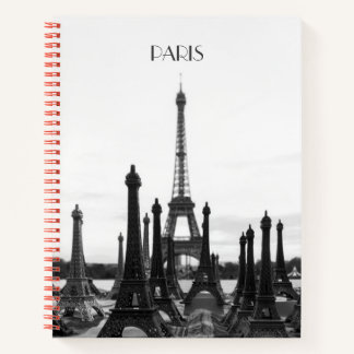 Paris Eiffelturm Spiralnotizbuch Notizbuch