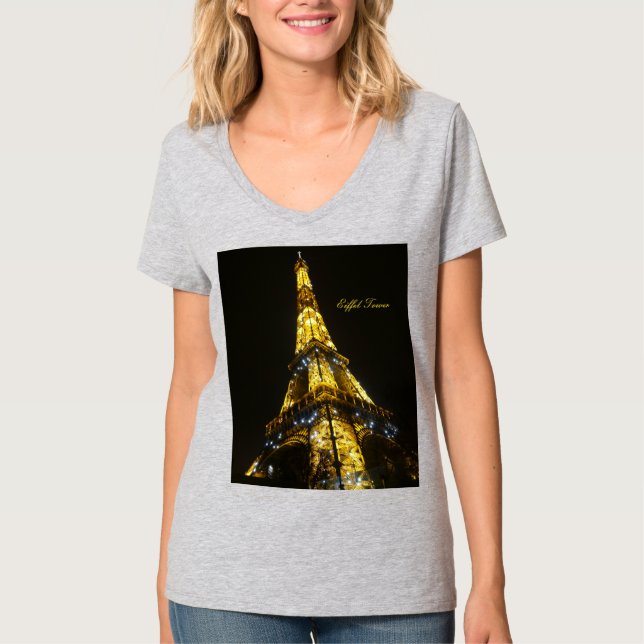 Paris. Eiffelturm. T-Shirt (Vorderseite)