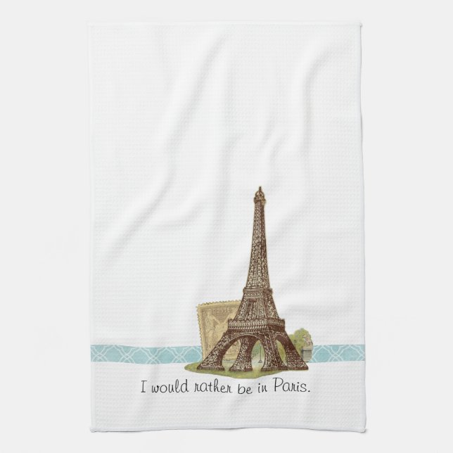 Paris-Eiffelturm-Tee-Tuch-Geschirrtuch Handtuch (Vertikal)