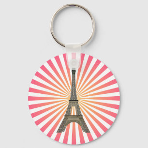 Paris: Eiffelturm: Vektorzeichnen: Schlüsselanhänger