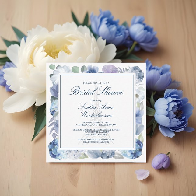 Paris Eiffelturm Wasserfarbenflorale Weiße Hochzei (Paris Eiffel Tower Watercolor Floral White Wedding)