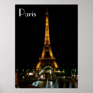 Paris-Eiffelturmplakat VON 8,99 Poster
