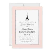 Paris Elegance Blush Pink Silver und Black Wedding