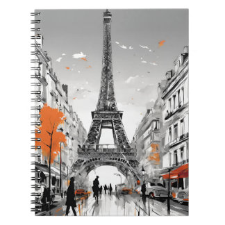 Paris Elegance Notebook - Eiffel Tower City Notizblock