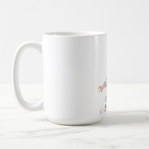 Paris en Fleurs Blumiges Eiffelturm-Tasse Kaffeetasse