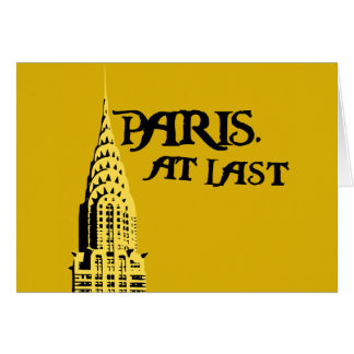 Paris. Enfin carte