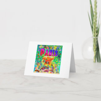 Paris Epoch Hour Greeting Card Karte