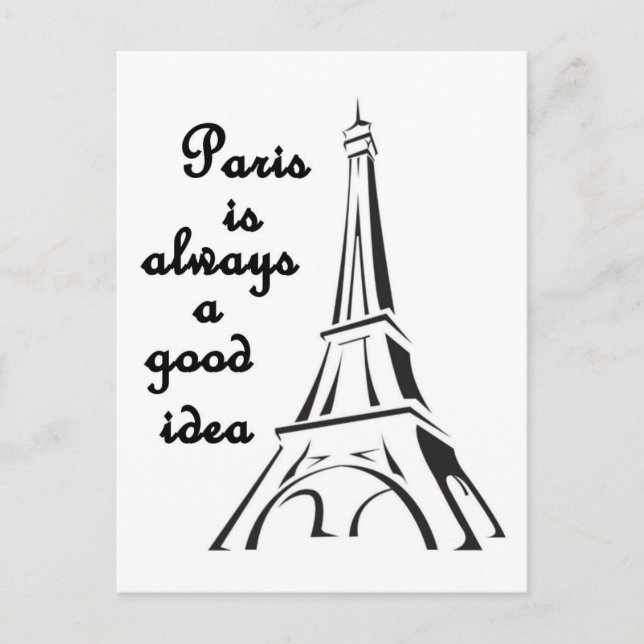 Paris est toujours une bonne carte postale (Devant)