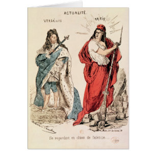 Paris et Versailles brillant à l'un l'autre, 1871