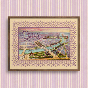 Paris Expo 1900 Poster mit Titel