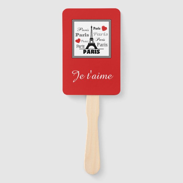 Paris Fächer (Vorderseite)