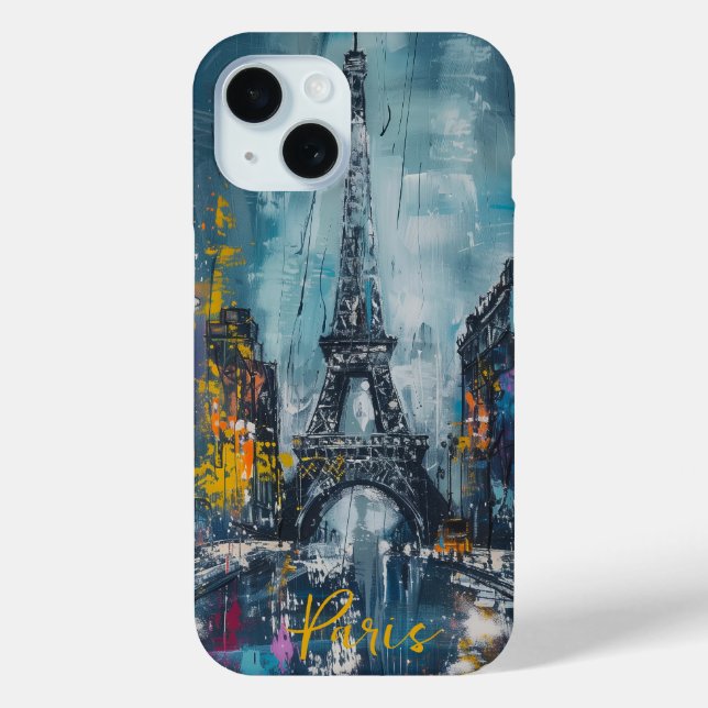 Paris Fashion Night Case-Mate iPhone Hülle (Rückseite)