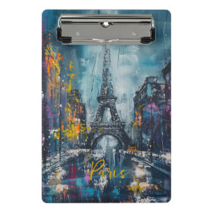 Paris Fashion Night Mini Klemmbrett