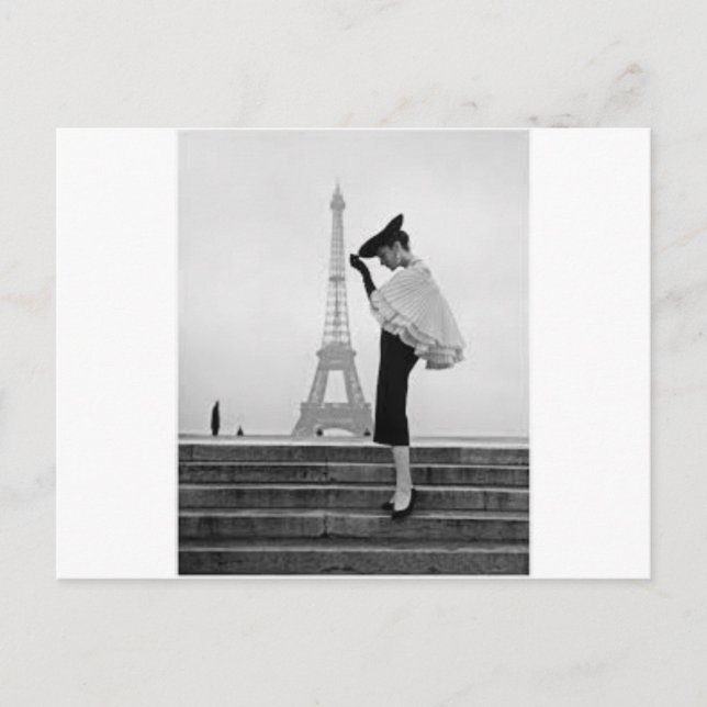 Paris Fashion Postkarte (Vorderseite)