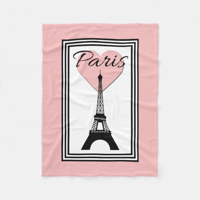 Paris Fleecedecke (Vorderseite)