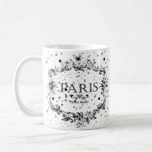 Paris flower market   coffee mug