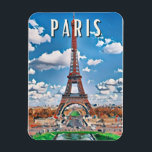 Paris Foto Vintage Magnet<br><div class="desc">Ein Geschenk für alle,  die in Paris verliebt sind. Paris ist die Hauptstadt Frankreichs. Sie ist in 20 Bezirke aufgeteilt und ist der Hauptsitz der Region Île-de-France und der Metropole des Grand Paris.</div>