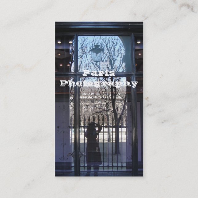 Paris-Fotografie Visitenkarte (Vorderseite)