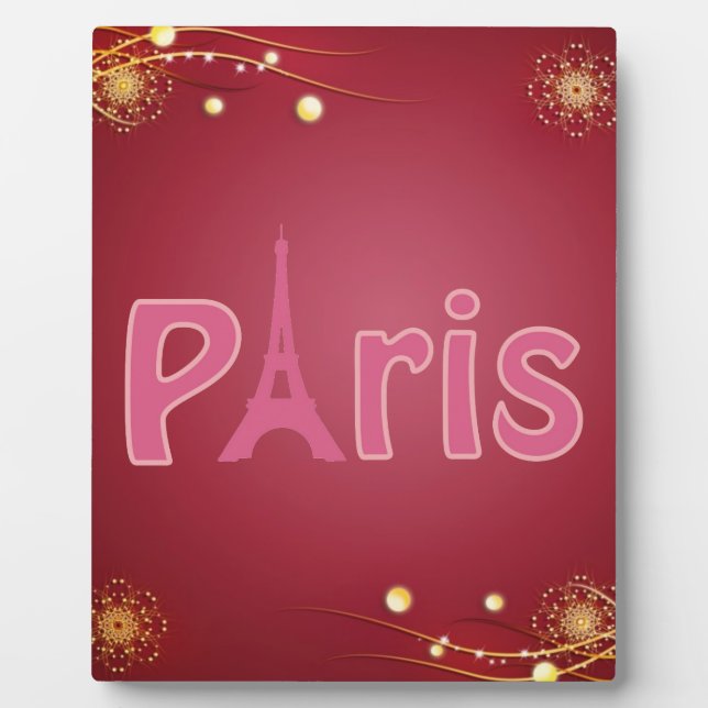 Paris Fotoplatte (Vorderseite)
