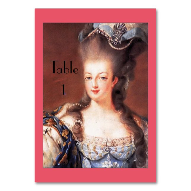 Paris Française Marie Antoinette Carte à thème (Par défaut)