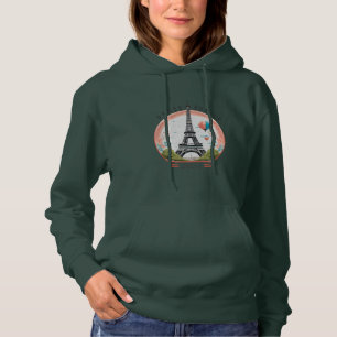 Paris France 2024 Sweat - shirt à capuche femme, P