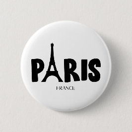 Paris France  Button
