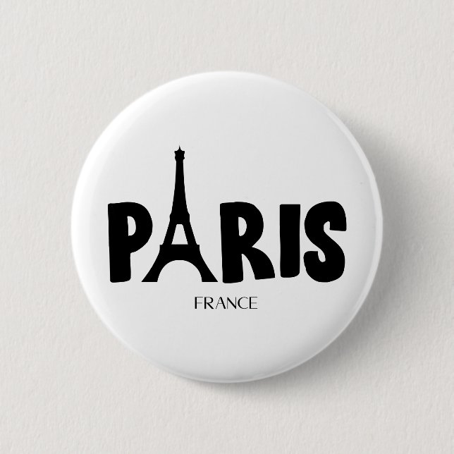 Paris France  Button (Vorderseite)
