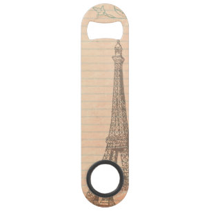 Paris France Eiffel Tower Shabby Bottle Opener Speedflaschenöffner