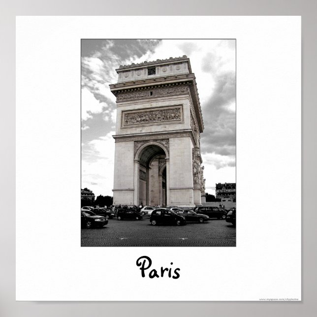 Paris France Poster (Vorne)