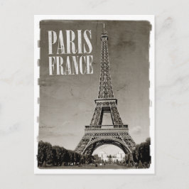 Paris france Retro Postkarte
