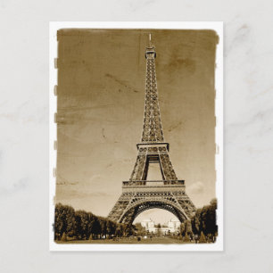 Paris france Retro Postkarte