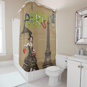 Paris France, Rideau de douche
