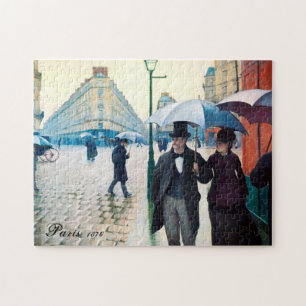 Paris France, rue Puzzle des affiches du Jour de l