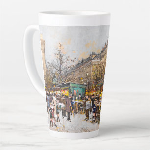 Paris France Street Scène Europe Latte Mug