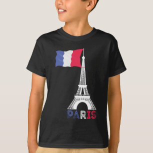 Paris France Theme Love Eiffel Tower T-Shirt