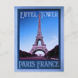 paris france Vintage Optik Postkarte